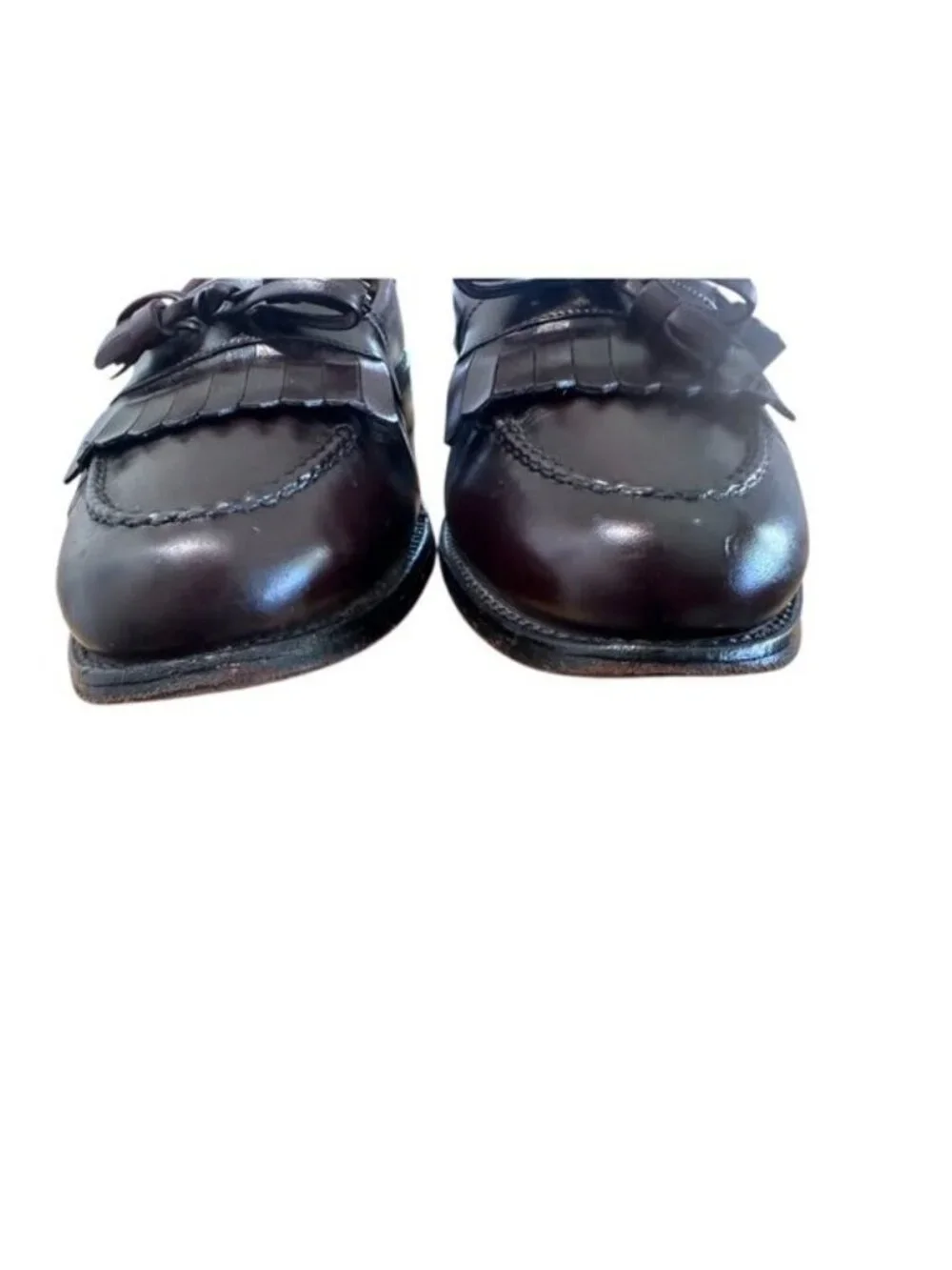 Allen Edmonds Chelsea Loafers Mens 11.5 Brown Leather Tassel Old Money Office